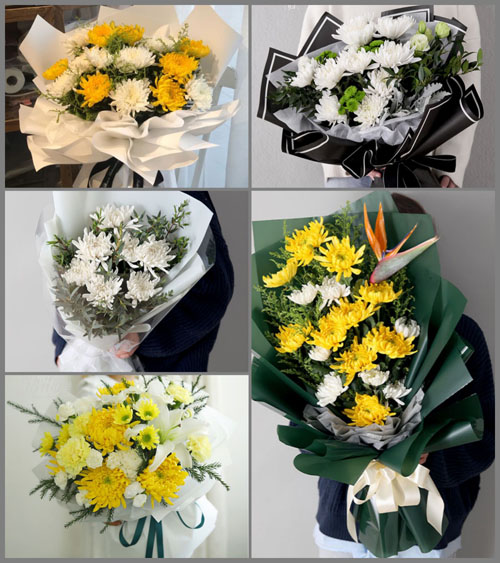 四川成都崇州市崇平镇君渡村白事花束代送